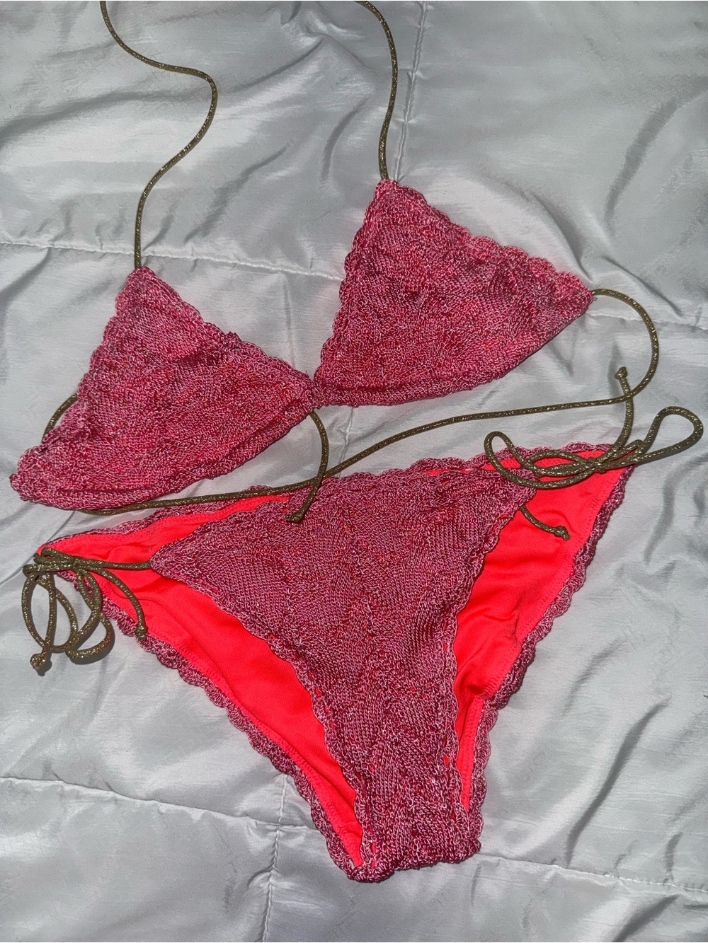 Victoria Secret Pink Bikini Set - Picture 2 of 3